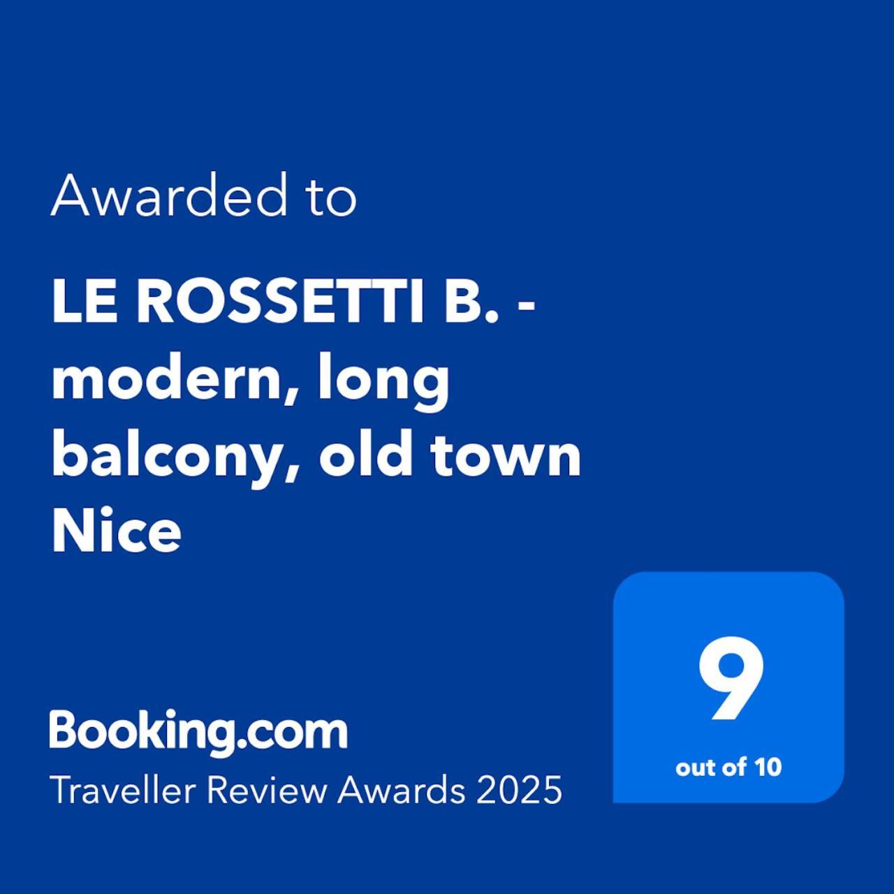 Le Rossetti B. - Modern, Long Balcony, Old Town Nice Eksteriør billede